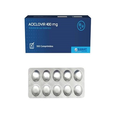 Aciclovir 400 mg x1u ( SANAT)