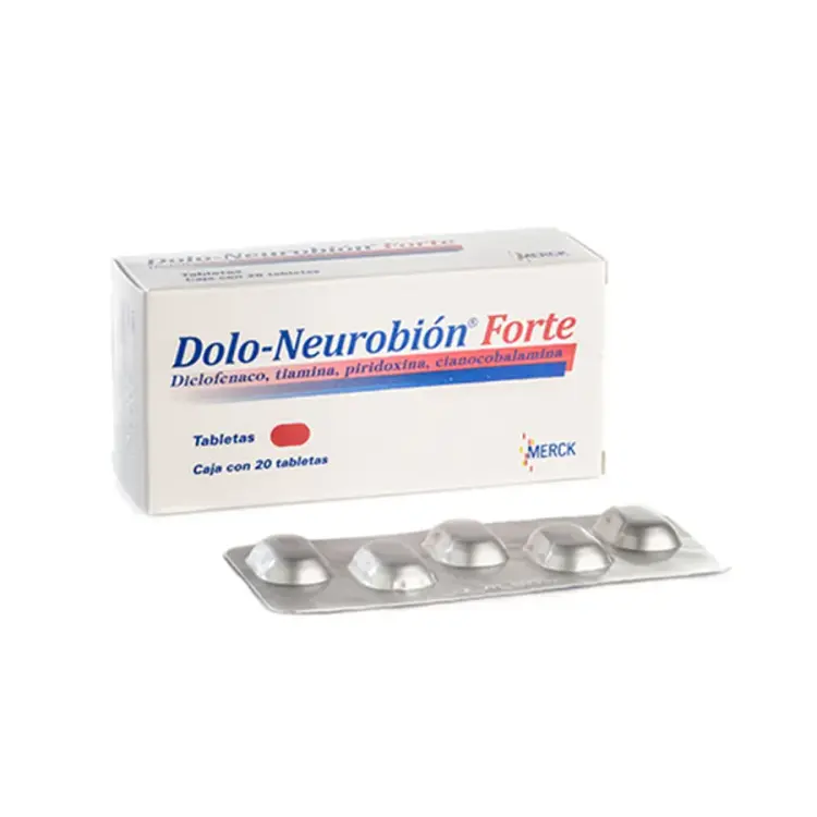 Dolo Neurobion Forte x1unidad (merck Caja x20u - 5u viene en tira)