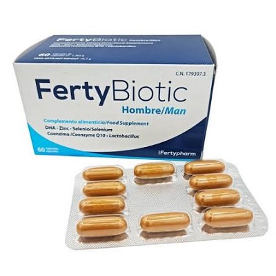 Fertybiotic Hombre x1unidad Cápsula (Fertypham caja x60 - tira x10u)