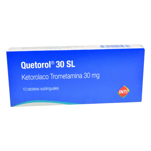 Quetorol 30Mg Ketorolaco Sublingual x1u (INTI)