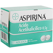 Aspirina 500mg x10u 1Tira