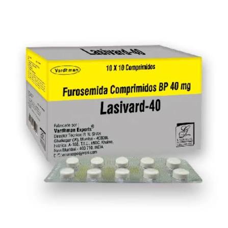 Lasivard 40mg Furosemida x1unidad (Laqfagal caja x100-tira x10)