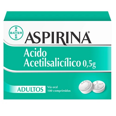 Aspirina 500Mg Adulto  X10U 1Tira