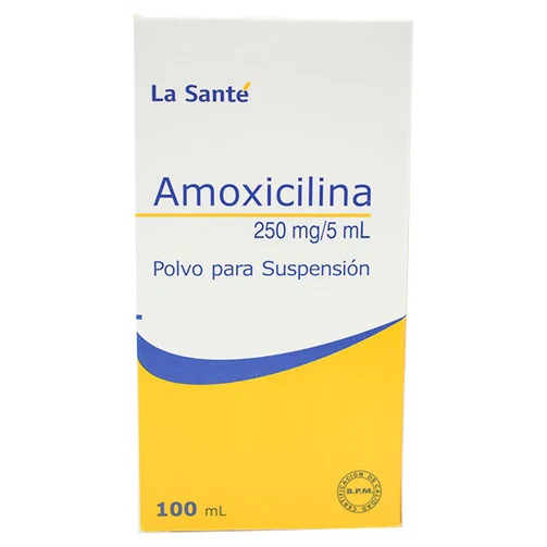 AMOXICILINA 250MG-5ML SUSPENSIóN 100ML X1U