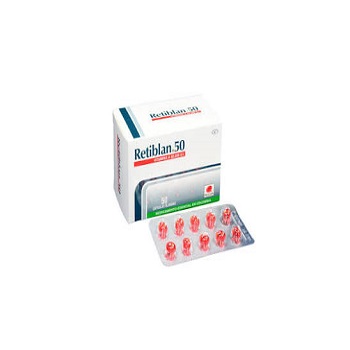 Retiblan 50mg x1unidad capsulas (Procabs caja x50-tira x10)