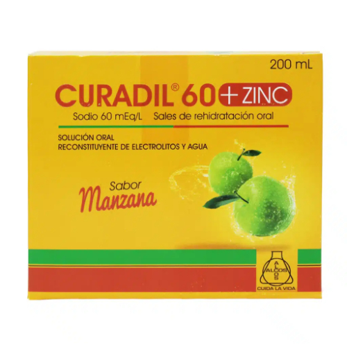 Curadil 60 + Zinc 200ml Sabor Manzana x1u (ALCOS)