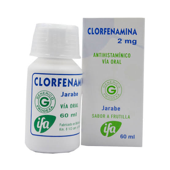 Clorfenamina 2mg Generico jarabe 60 ML x1u  (IFA)