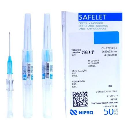 Branula 22GX1  X1U (Nipro Medical)