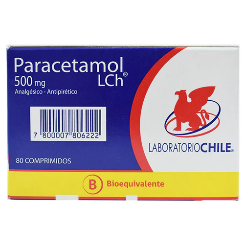 Paracetamol Lch 500Mg X10u 1Tira Tableta