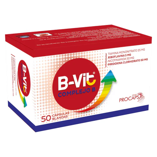 B Vit Complejo B x10unidad 1Tira Capsula Blanda