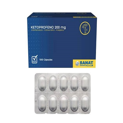 Ketoprofeno 200mg Capsula x1u (Sanat)