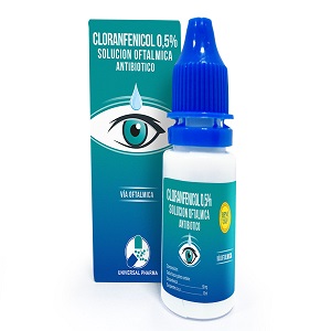 Cloranfenicol 0,5% Solucion Oftalmica  x1u (Universal Pharma)