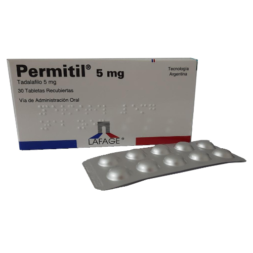 Permitil 5 Mg Tadalafilo x1unidad Tableta (Lafage caja x30 - Tira x10u)