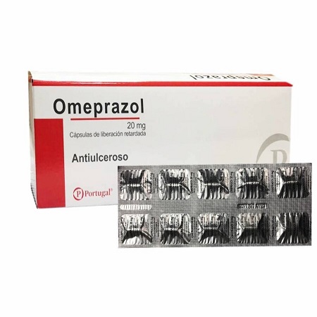 Omeprazol 20mg x1unidad (Portugal Caja x100-tira x10u)