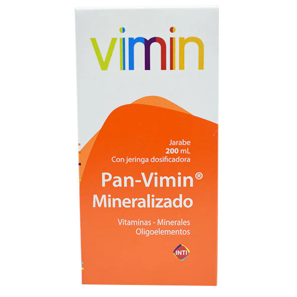 Pan Vimin  Jarabe Vitaminas Y Minerales 200Ml x1unidad (inti)