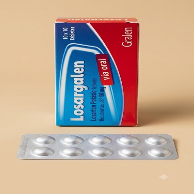Losargalen Losartan Potasio Tableta x10u  1TIRA (Galenmars)