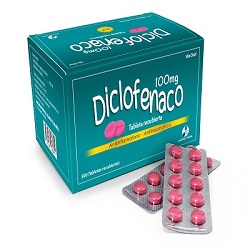 Diclofenaco 100mg x10 1Tira Universal Pharma