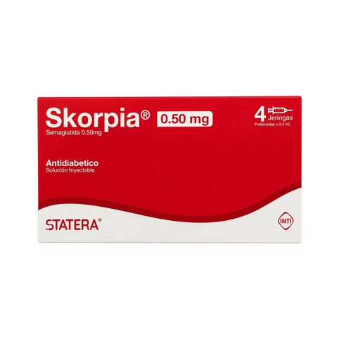 Skorpia 0.50Mg Semaglutida Jeringa Prellenada x1unidad (
