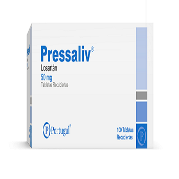 Pressaliv 50mg Losartan x1unidad (Portugal caja x100- tira x10)