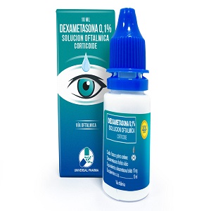 Dexametasona 0.1% 10ml x1unidad  (Universal Pharma)