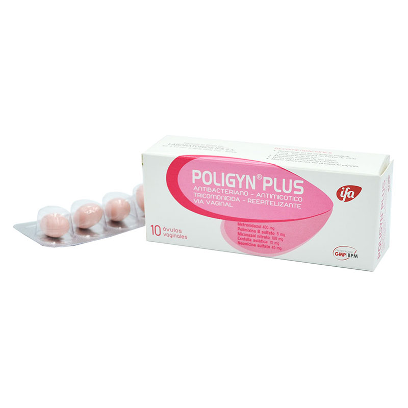 Poligyn Plus Ovulo x1unidad (Ifa caja x10u)