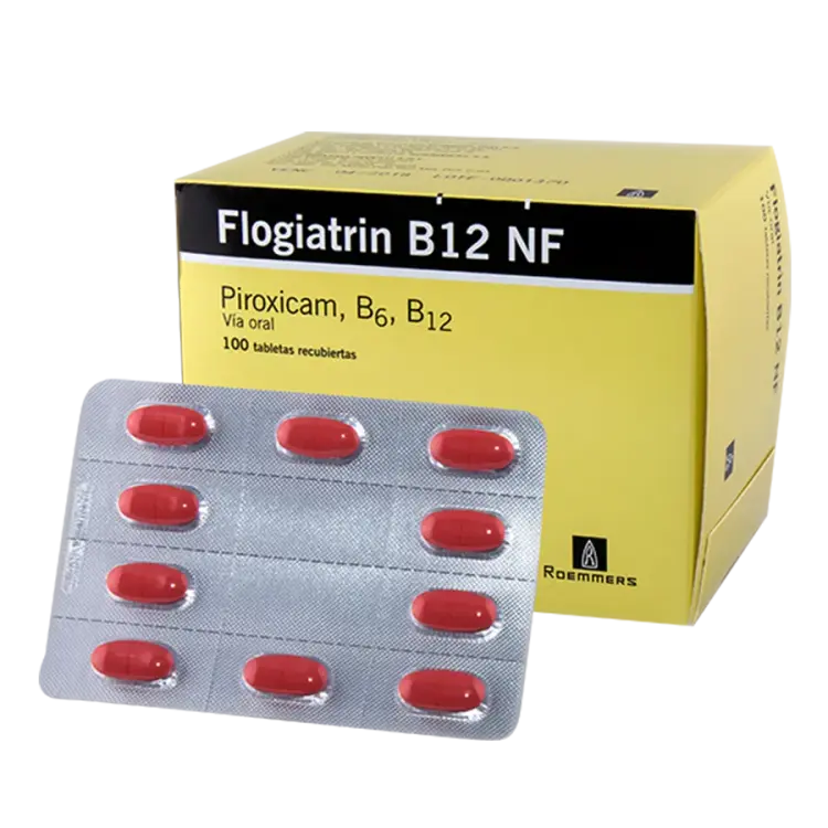 Flogiatrin B12 NF Piroxicam B6 B12 Tableta  x10u 1Tira (Megalabs)