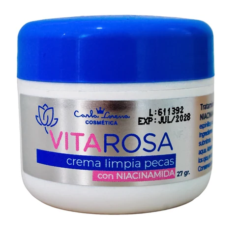 Vitarosa Crema Limpia Pecas Con Niacinamida 27G x1unidad