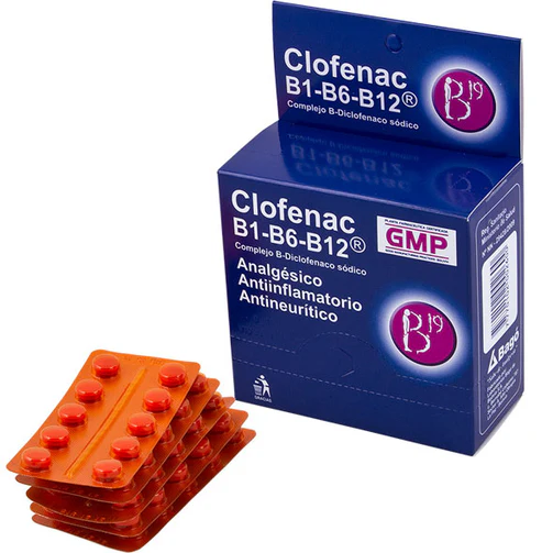 Clofenac Vitaminado X10U 1Tira