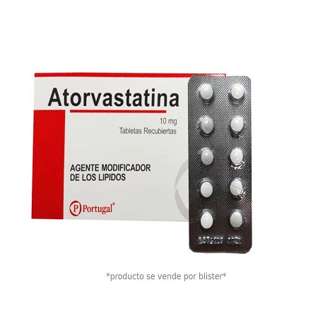 Atorvastatina 10mg x1unidad (Portugal tira x10)