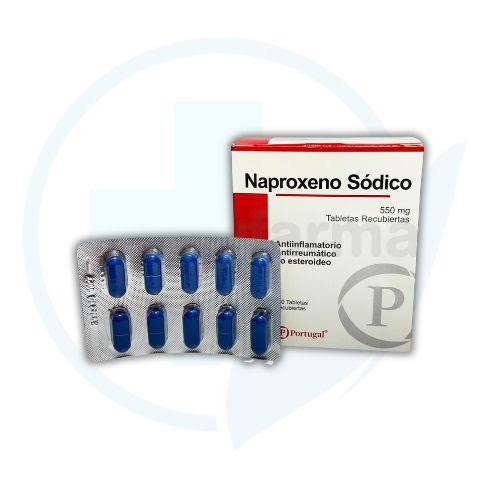 Naproxeno Sodico 550mg Tableta X1U  (Portugal)