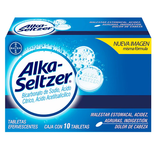 AlkaSeltzer Tableta Efervescente x1u