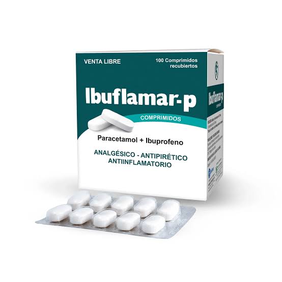 Ibuflamar P Ibuprofeno 400Mg Y Paracetamol 500Mg x1u Comprimido