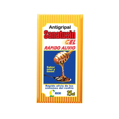 Sanatusin Gel Noche Limón Y Miel x1unidad