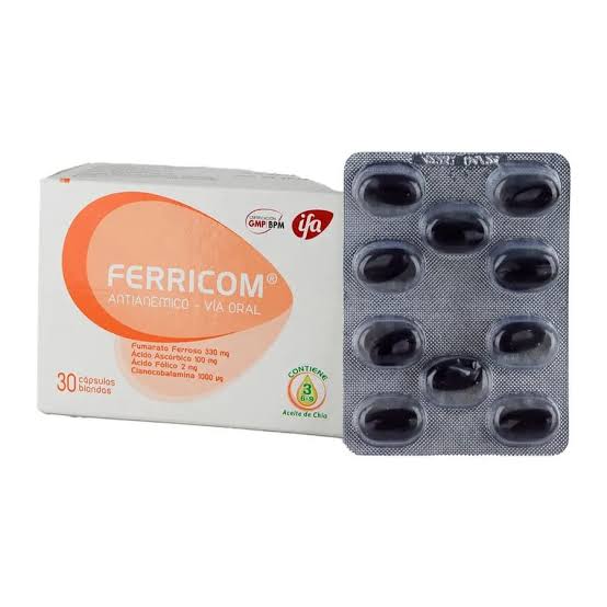 Ferricom x1unidad Cápsula Blanda (Ifa caja x30-tira x10)